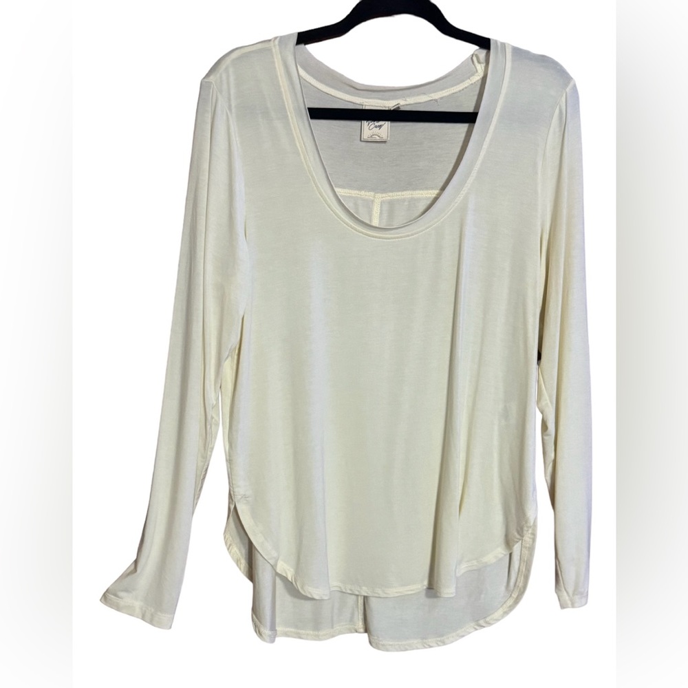 White Crow Long Sleeve Top Sz M